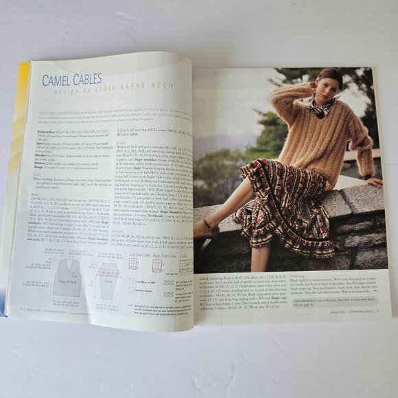 Interweave Knits Winter 2002/2003 Magazine Featuring Romantic Sweaters Patterns - Picture 4 of 16